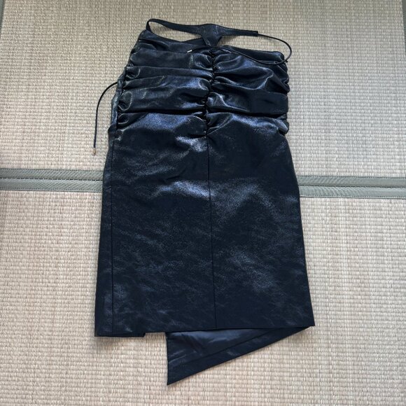 Hanwen Studio Faux Leather Skirt XXS - Picture 4 of 6